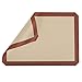 Silicone Mats Baking Set of 3 - Durable Non-Stick Silicone Baking Mats for Easy Cleaning and Even Baking | Professional Quality Baking Mat for Deliciously Convenient Bakes | 16.5 x 11.6 In - Red