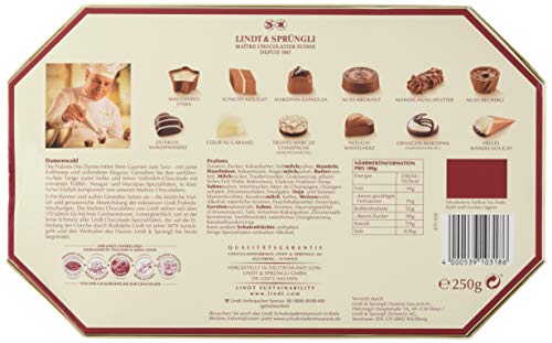 Lindt Lindt Pralinés Des Dames, Auswahl feinster Pralinen-Kreationen, 12 unterschiedliche Sorten, 2er pack (2 x 250 g) – Bild 3