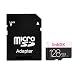 linkDK 128GB Micro SD SDXC Memory Card High Speed Class 10 with Micro SD Adapter