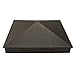 Nuvo Iron Pyramid Post Cap Black, 8