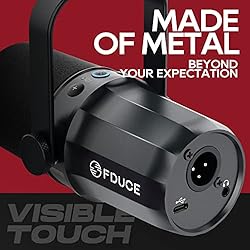 FDUCE SL40 Vocal Dynamic Podcast Microphone for