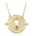Harry Potter Time-Turner Hourglass Pendant Necklace 18K Gold Plated/Tone