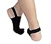 Halfsox-the Original Classic Sling-back No Show Half Socks (Small, Black) (One Pair) (Black, Small/Medium)
