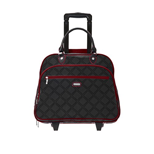 Baggallini Rolling Tote. Baggallini 4 Wheel Rolling Tote, Onyx Floral.