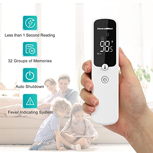 CHOICEMMED Forehead Infrared Thermometer Gun Newborn, Baby, Kids, and