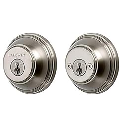 Baldwin Round, Double Cylinder Front Door Deadbolt