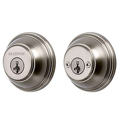 Baldwin Round, Double Cylinder Front Door Deadbolt