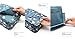 Portable Travel Makeup Cosmetic Bag - Mr.Pro Waterproof Haning Travel Kit Toiletry Bag Bathroom Organizer Carry On Case (Polka Dot Blue)
