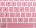 COOSKIN®Silicone Colorful Keyboard Protective Skin for Apple Magic Keyboard (MLA22LL/A), After 2015 November US Layout (Pink)
