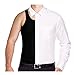 Roc Bodywear Men's Slimming Body Shaper Compression Shirt Slim Fit Undershirt Shapewear Mens Shirts Undershirts USA Company! (Lg, Black)