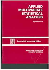 Applied Multivariate Statistical Analysis Richard A