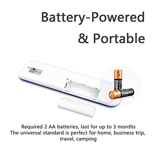 image for HaloVa Toothbrush Sanitizer, Battery-powered Portable Kill Bacteria Ge