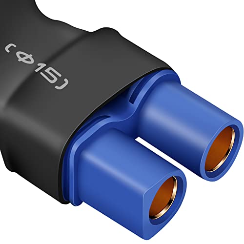 4 Adaptateurs Deans T Mâle Vers EC3 Femelle - Pour Batteries Lipo RC - Conversion Connecteur Hobby