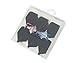 Cosmo Darts Fit Flight - 6 Pack Standard Dart Flight (Black)