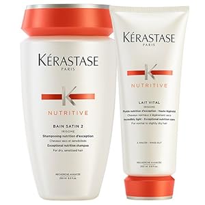 Kerastase-Bain-Satin-2-Lait-Vital-Shampoo-Conditioner-Duo Kérastase Bain Satin 2 & Lait Vital (Shampoo & Conditioner) Duo