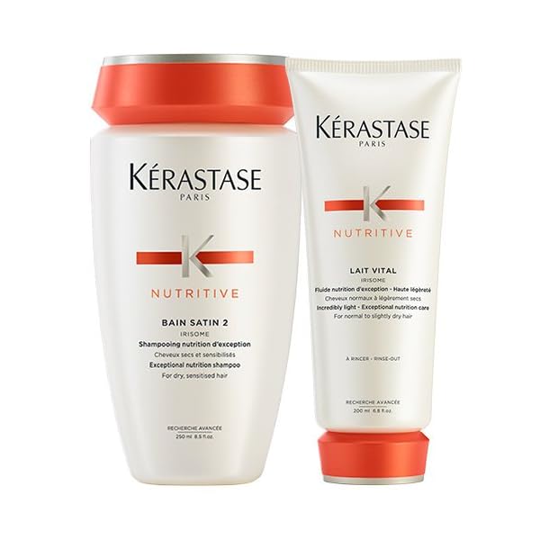 Kerastase-Bain-Satin-2-Lait-Vital-Shampoo-Conditioner-Duo Kérastase Bain Satin 2 & Lait Vital (Shampoo & Conditioner) Duo