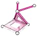 Geomag 22-Piece Construction Set with Assorted Pink Panels – Mentally Stimulating for Children and Adults – Safe and Construction – For Ages 3 and Up