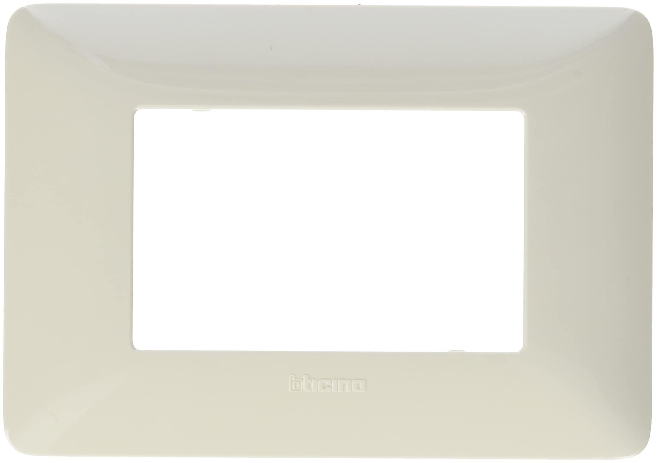 BTicino 3 Module Faceplate, beige, AM4803BCD