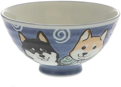 2 Pc Japanese Blue Shiba Rice Bowl Set Includes 2 Bowls130 630