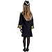 Dress Up America Flight Attendant Costume For Kids - Stewardess Costume Set For Girls