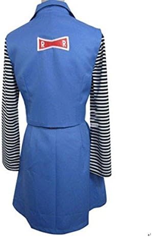 Amazon コスプレ衣装 Dragon Ball ドラゴンボールz 人造人間18号 ラズリ風 ハロウィーン コスチューム イベント 変身 変装 オーダーメイド コスプレ 仮装 通販