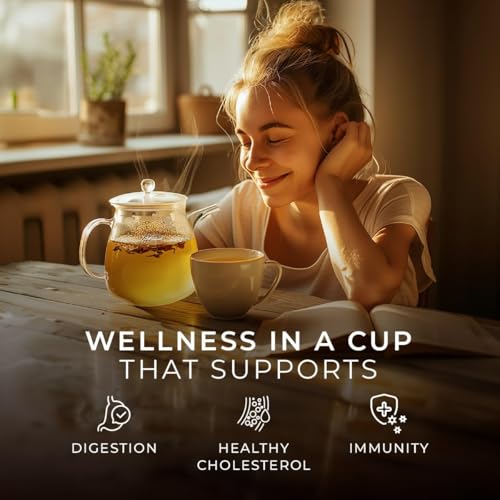GYA TEA CO LEMON GINGER GREEN TEA LOOSE LEAF TEA – 5.29 OZ 70 CUPS – FOR WARM SOOTHING COMFORT & BODY’S DEFENSES – FRUIT TEA