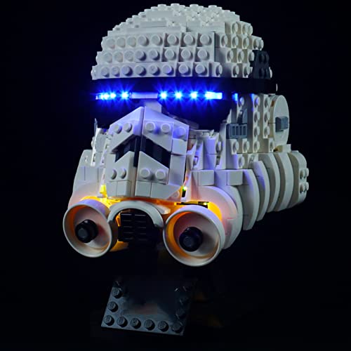 Led Light Kit for Lego Star Wars Stormtrooper Helmet Building Kit