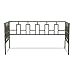 Miami Metal Daybed Frame with Squared Tubing and Geometric Design, Coffee Finish, Twin