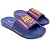 FC Barcelona Messi Mens Pool Slide Sandal, Water-Resistant Slipper for Beach & Shower