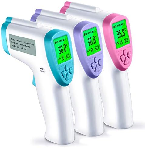 XIAOXIAO Infrared Forehead Digital Thermometer Non-Contact Laser Thermometer Temperature Gun Fever Thermometer for Baby/Adult Bodyï(Random Color Delivery)