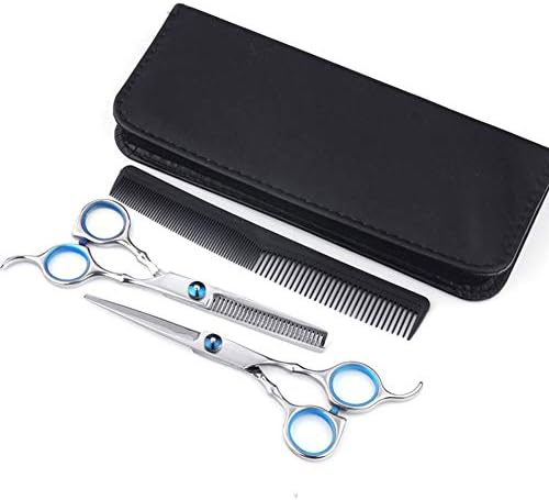 新品 送料無料 ヘアカット間伐はさみはさみキット理容室せん断美容セットヘアはさみグルーミング櫛ヘア用サロンメイクアクセサリー