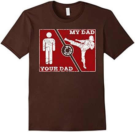 Mens Mydaddy is Eagle Claw Kung Fu funny clothes Small Brown
