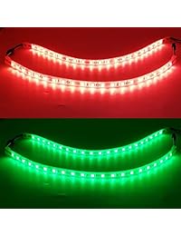 Kit de tiras de LED para ordenador, luz LED vibrante, iluminación LED para ordenador, 2 tiras de luz LED de 20 pulgadas con multifunción para ordenador de sobremesa, ordenador, ordenador y torre media C