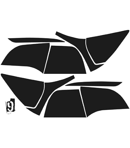 Precut Smoke Vinyl Tint Overlay For Tesla Model 3 Tail Lights - Dark Smoke Tint Film