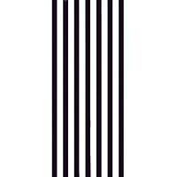 Cabana Stripes Black Color Velour Brazilian Beach Towel 30x60 Inches
