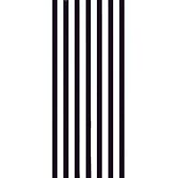 Cabana Stripes Black Color Velour Brazilian Beach Towel 30x60 Inches