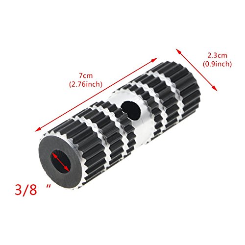 ZYHW Aluminum Alloy Foot Pegs,Front Rear Axle 3/8" BMX Bicycle Bike