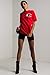 Champion LIFE Women's Big C Patch Heritage Tee - Team Red Scarlet_XS (GT19-Y06820-AL)