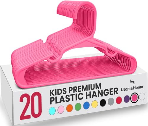 Utopia Home Kids Hangers Pink