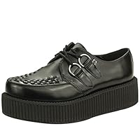 T.U.K. Unisex V6802 Creeper Oxford, Black, 5 M US