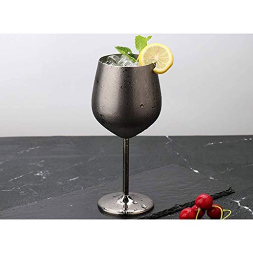 Fikujap Cocktailglas, Rotweingläser, Edelstahl 304 Glatt Spiegelpoliert, Langlebig, Wiederverwendbar, Für Bar Party… – Bild 3