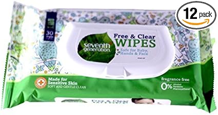 free and clear baby wipes