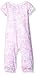 Burt's Bees Baby Baby Girls' Organic Short Sleeve Footless Coverall & Hat
