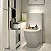 Tangkula Slim Storage Cabinet, Free Standing, with Slide Out Drawers, Narrow Floor Bathroom Organizer Next to Toilet, Toilet Paper Holder, 19 x 6.5 x 23 Inches (White)