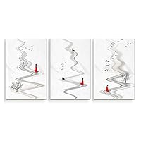 3 Piece Canvas Wall Art Minimalism and Zen Canvas Prints Home Artwork Decoration for Living Room,Bedroom - 16