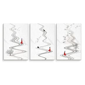 Minimalism and Zen Home Artwork for Living Room...
