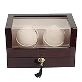 Kendal Top Quality Single Automatic Wooden Watch Winder with Advanced Control W2+0cbk