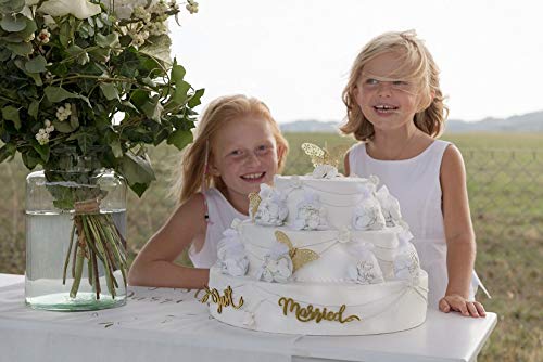 Napravi Rs Decorations Et Accessoires De Fetes Fournitures De Loisirs Creatifs 29 5cm Santex Ref 5546 1 Urne Tirelire Gateau De Mariage Blanc