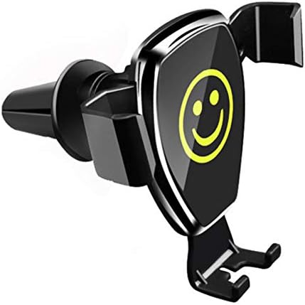 Easthost Car Mount Phone Holder Automatic Locking Universal Air Vent Gps Cell Phone Holder For Car Compatibile For Iphone Sumsang, ThinQ, , Huawei, Google Pixel, Sony Xperia, Asus Nenfone, Motorola, HTC, Nexus, Nokia, and GPS (Smile)