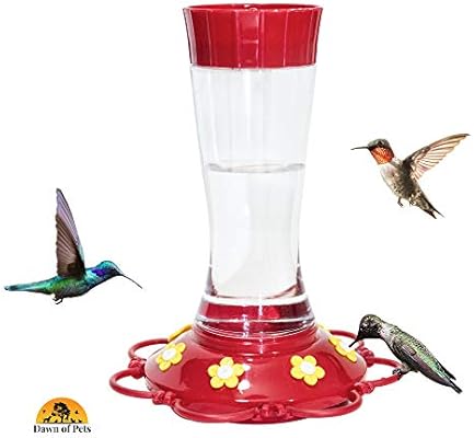 Dawn Of Pets 32 Oz Hummingbird Feeder For Outdoors Hanging